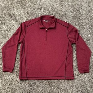 Pebble Beach Burgundy Performance Pullover